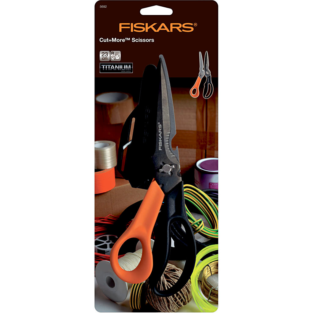 Fiskars multifunctional scissors, L: 23 cm, 1 piece