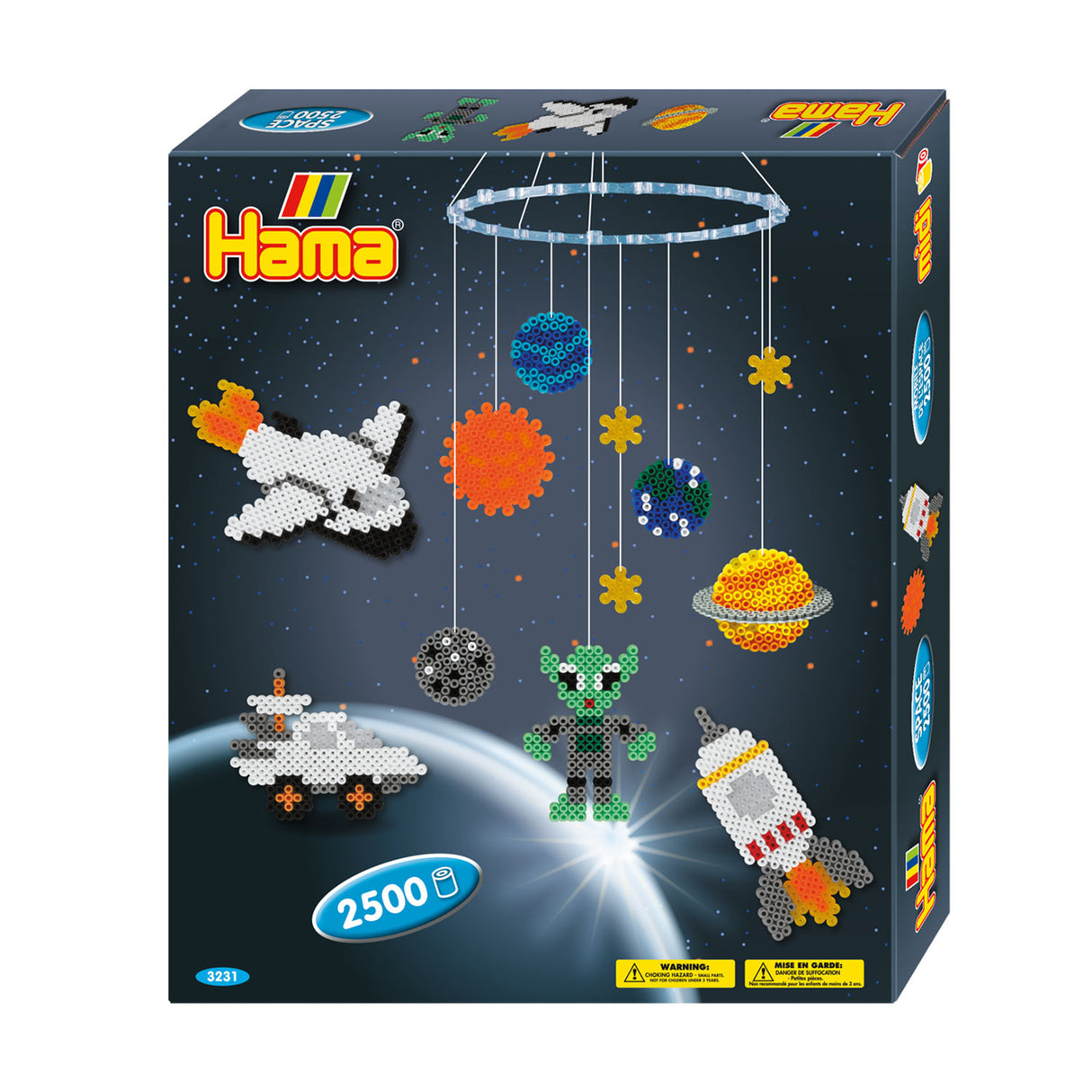 Hama String Bead Set Space Travel, 2500st.