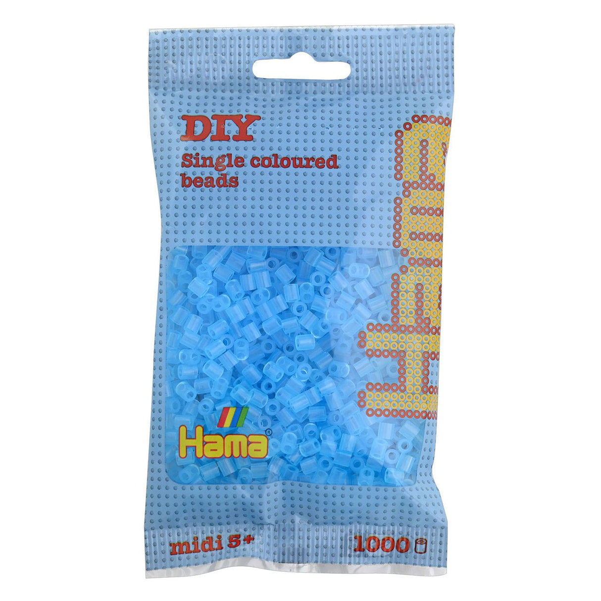 HAMA Iron Beads 1000 Blue Transparent