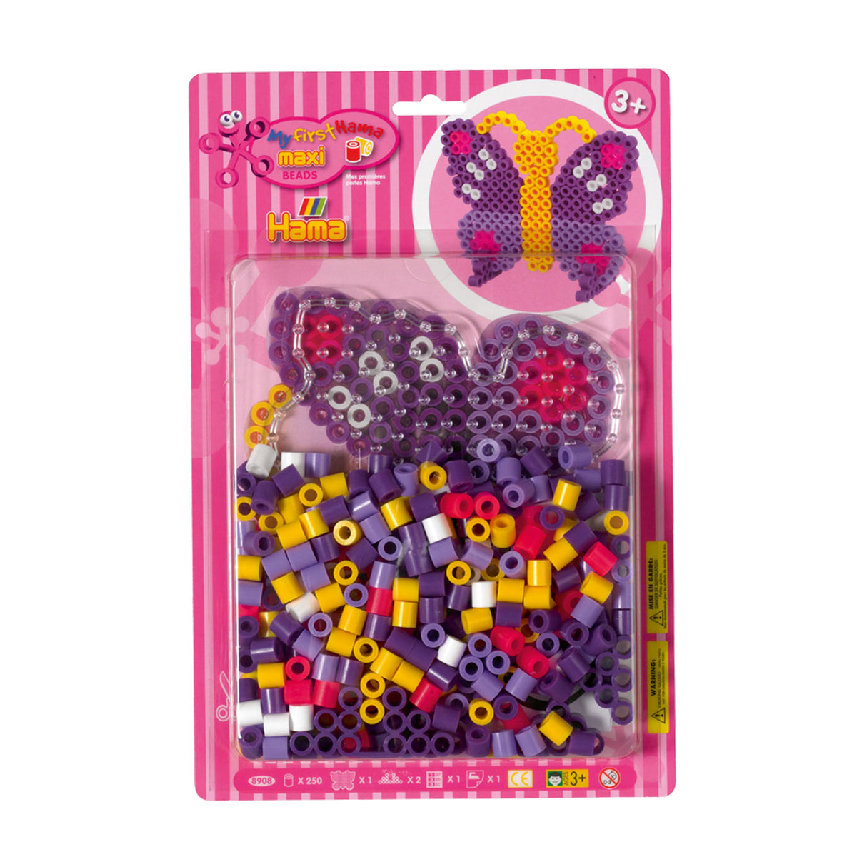 Hama String Bead Set Maxi Vlinder, 250st.