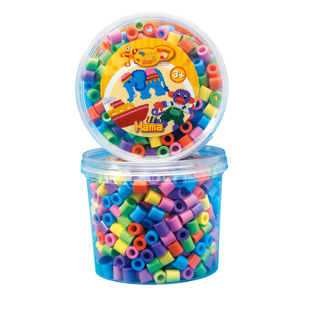 Hama Iron Beads Maxi dans Bak Pastelmix (050), 600st.