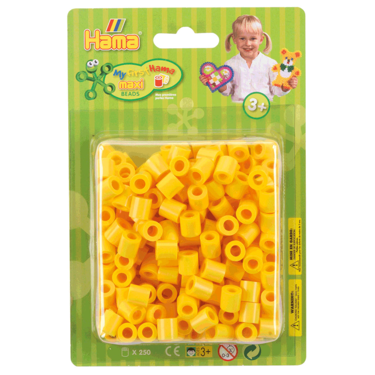 Hama Iron Beads Maxi Yellow, 250 °.