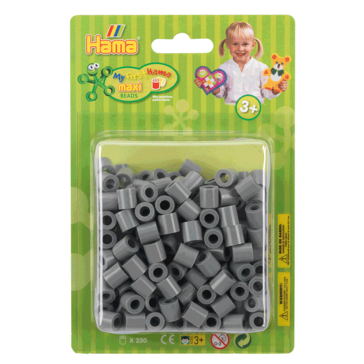 Hama Iron Beads Maxi Grey, 250st.