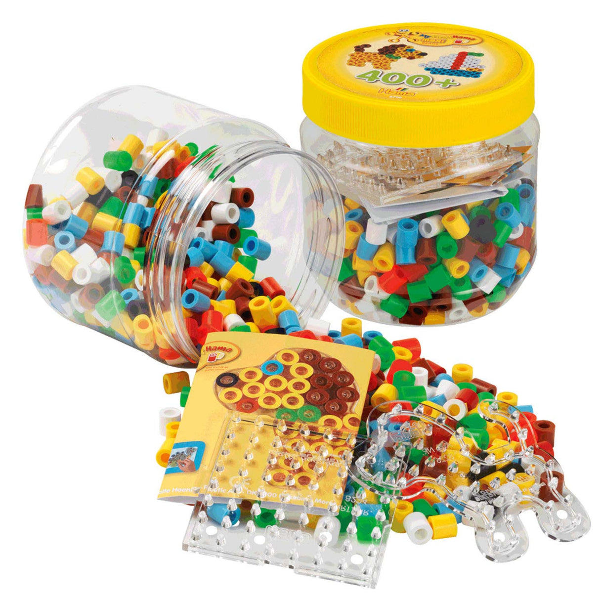 Hama maxi beads set in jar 400+ pieces