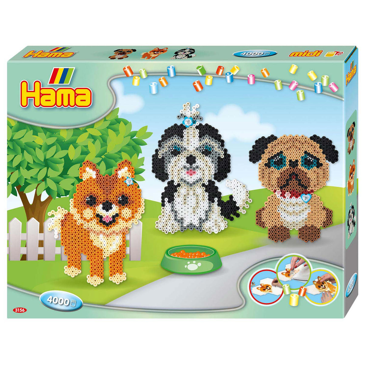 HAMA INTERNING Perles Set Dogs, 4000st.