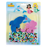 Hama strykeperler sett havfruer med delfin, 1100.