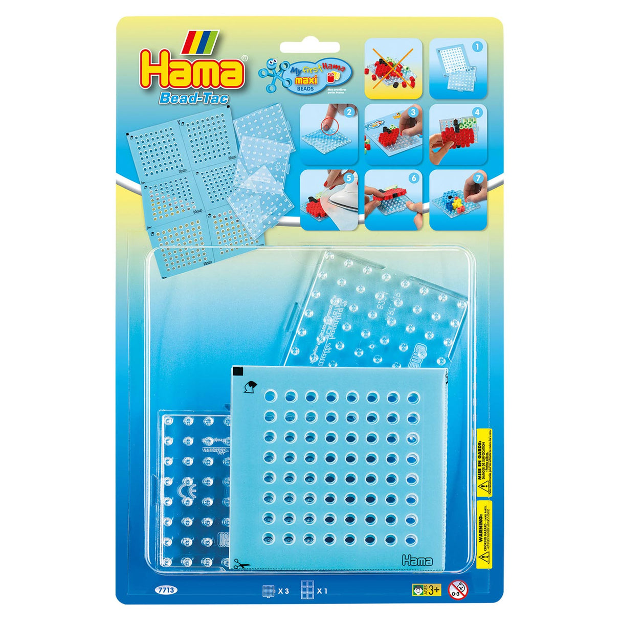 Hama Bead-Tac Iron Bead Plates Maxi, 3st.