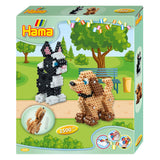 HAMA String Bead Set Cat and Dog, 2500st.