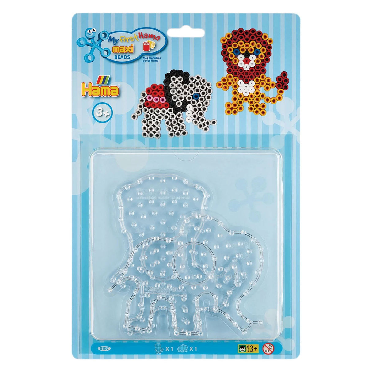 Hama ironing Bead Placke Maxi Leeuw an Elefant