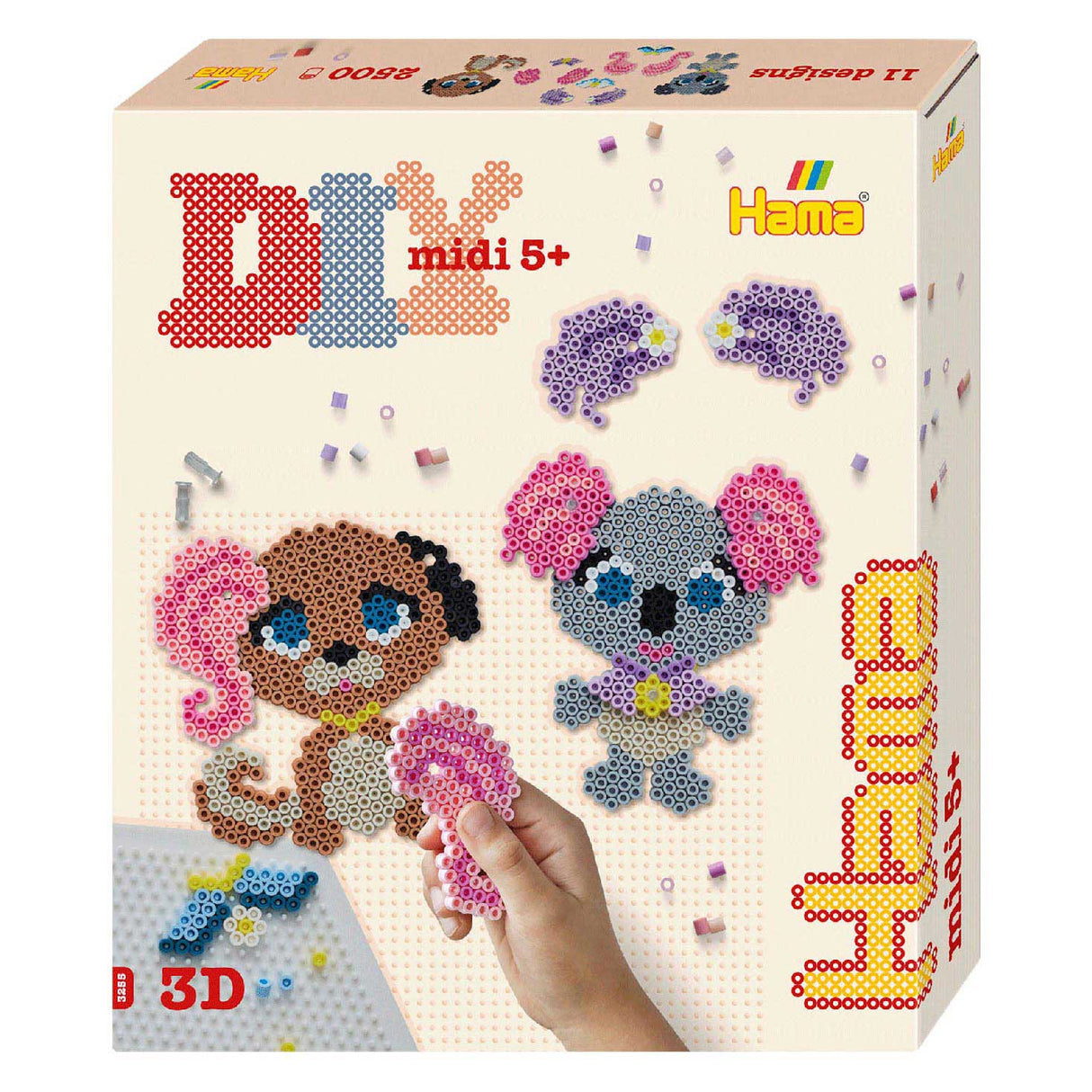 Hama ironing bead set Gift Box Pet Salon, 2500st.