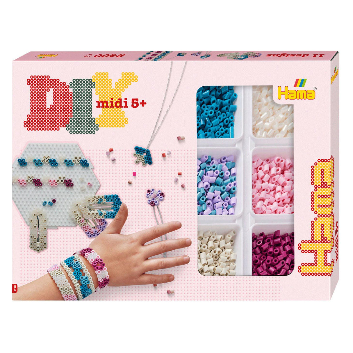 Hama Iron Perle Set Activity Box 11 Designs (2400st.)