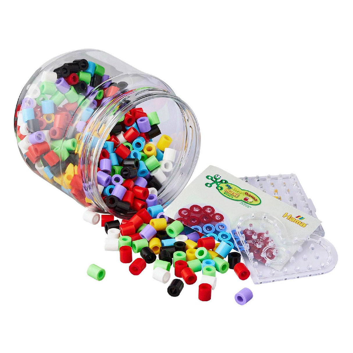 Hama Bügeln Perle Set Maxi Square und Herz, 400st.