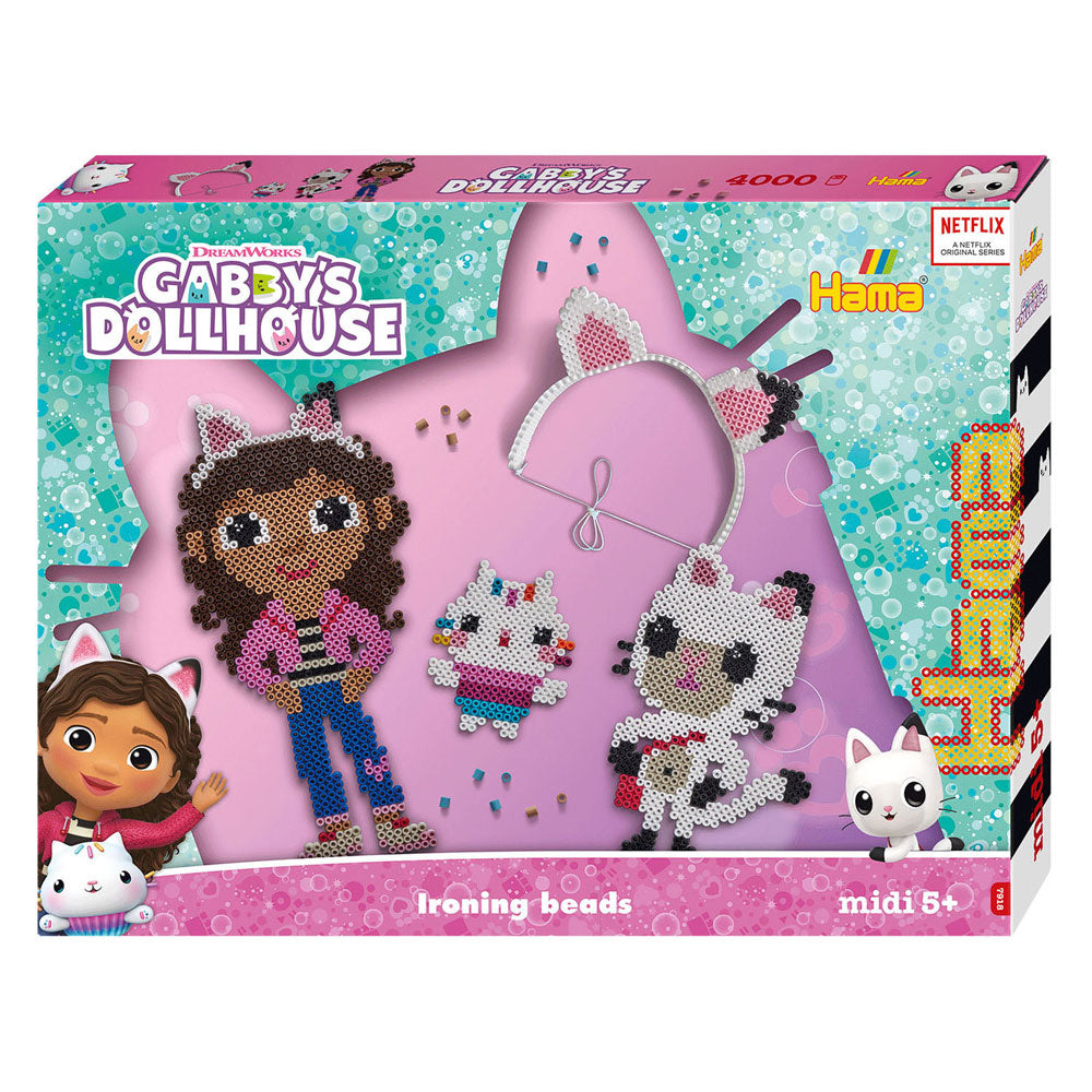 Hama Strijkkralenset Gift Box Gabby's Poppenhuis, 4000st.