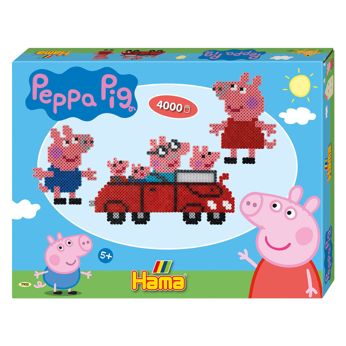 Hama Bügeln Perle Set Gift Box Peppa Pig, 4000st.