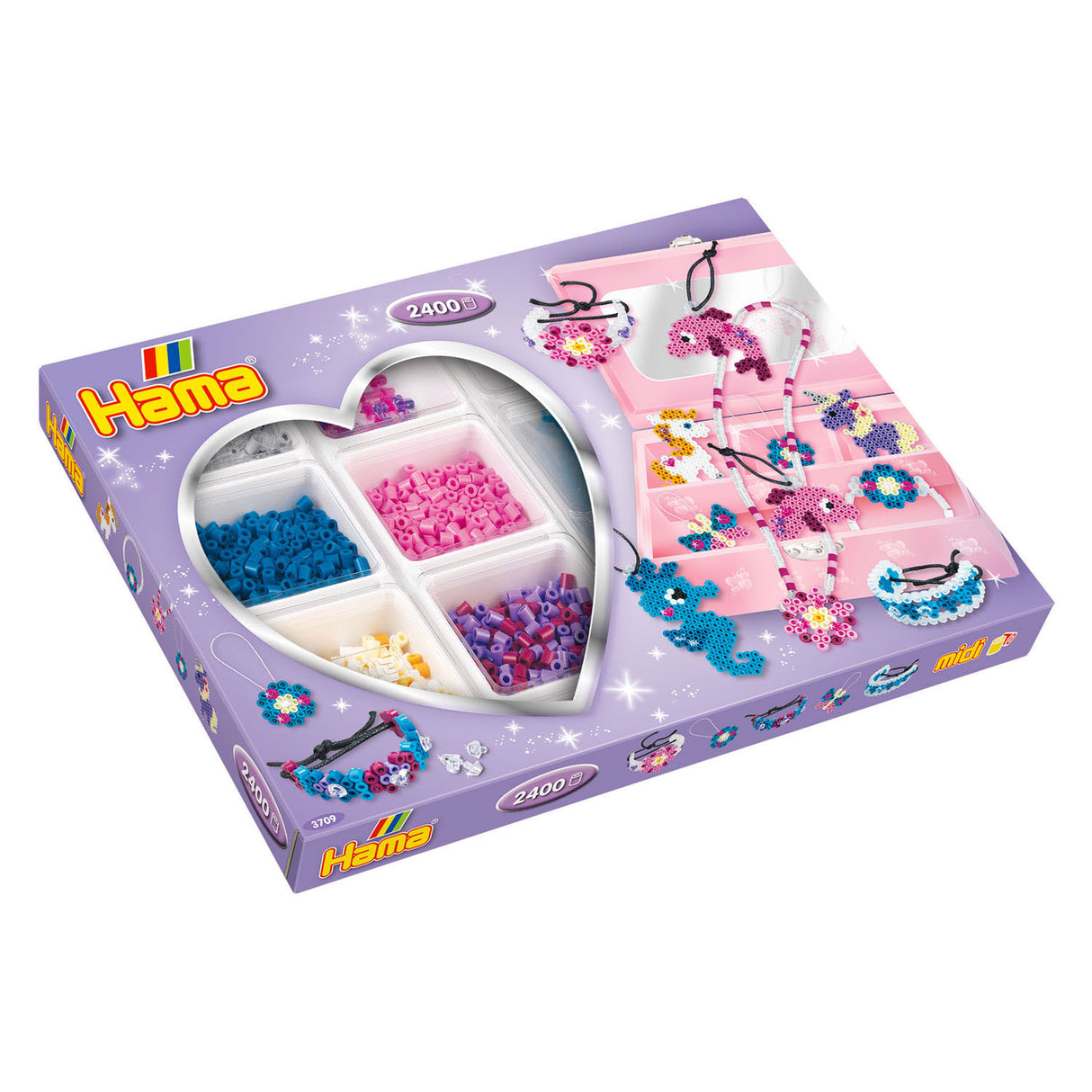 HAMA TOGING BEAD SET šperky Make Fiaple, 2400st.