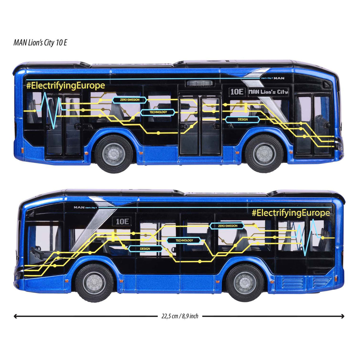Majorette Mann Lion d'Stad 10. Bus