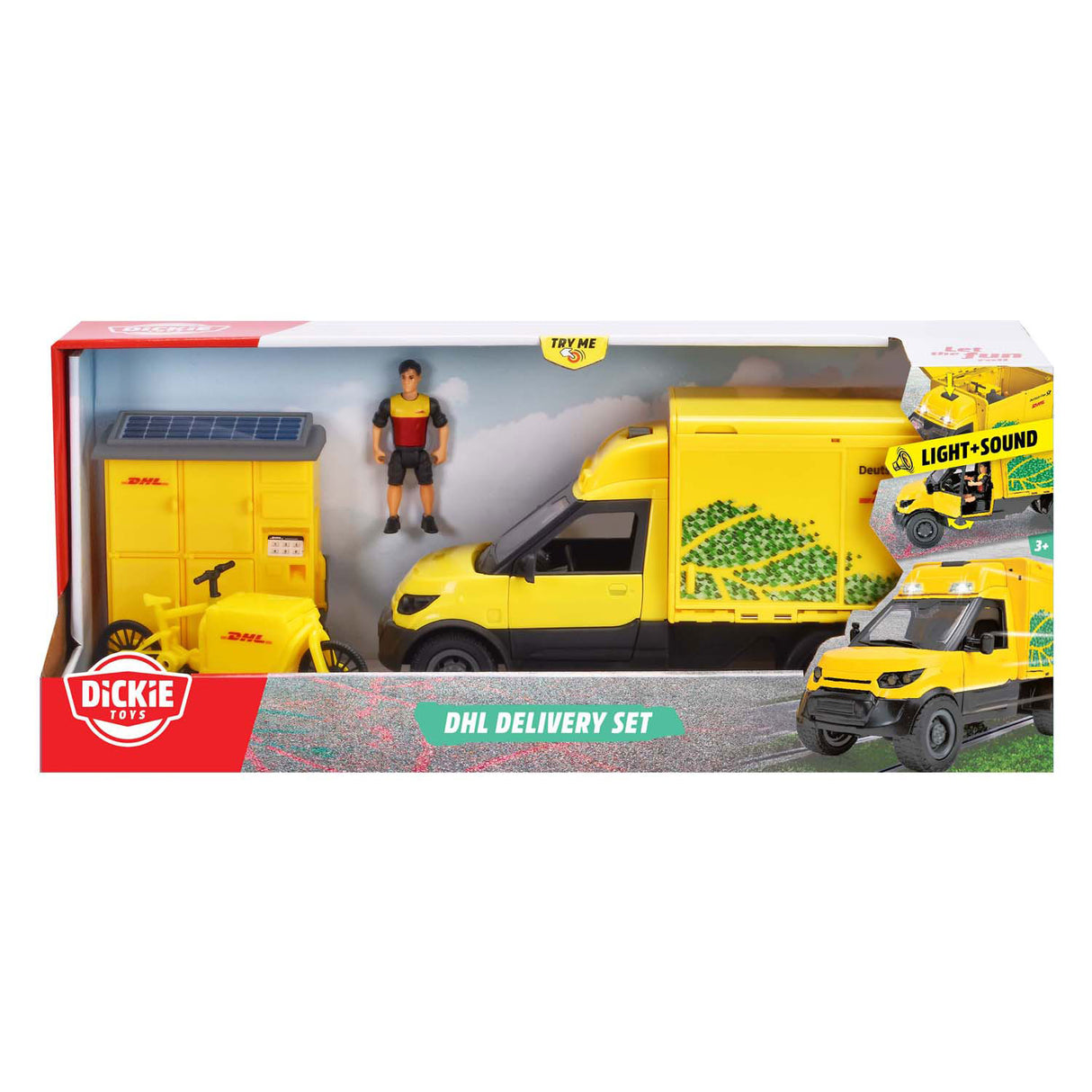 Dickie dhl paketbilsset