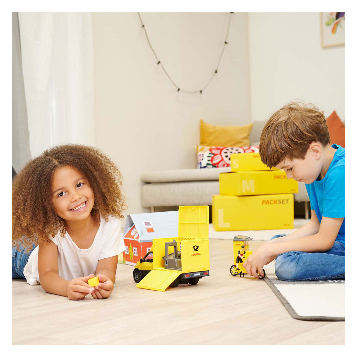 Dickie dhl paketbilsset