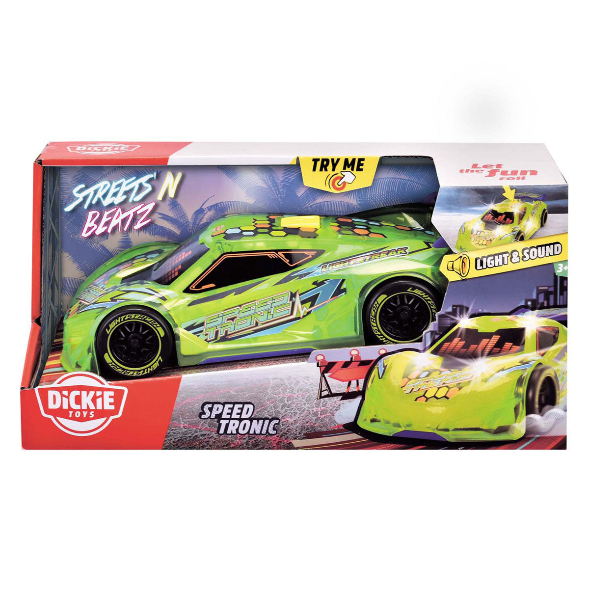Dickie speed tronic green racing car