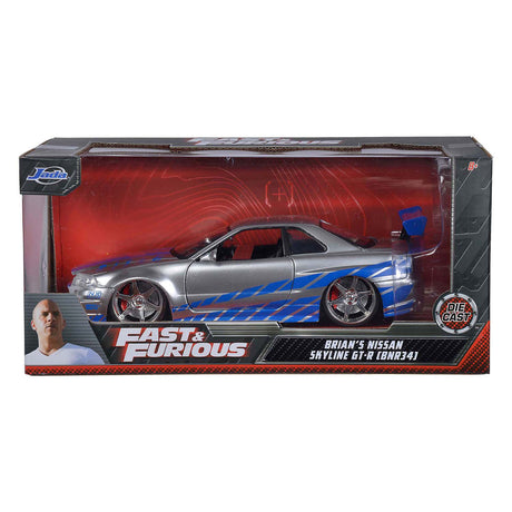 Jada играчки jada fast furious 2002 nissan skyline 1:24