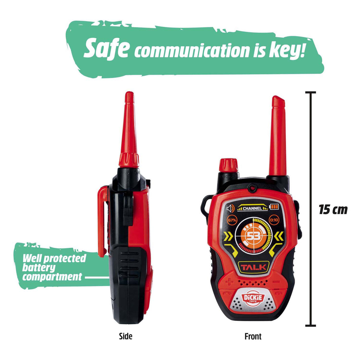 Dickie walkie talkie kul
