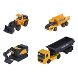Majorette volvo construction, 4 pcs.