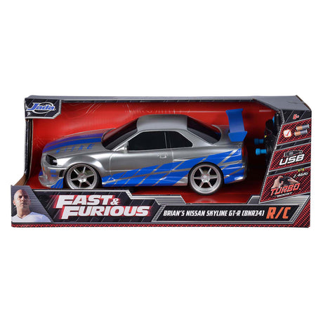 Jada leksaker Jada Fast Furious RC Nissan Skyline GTR 1:16