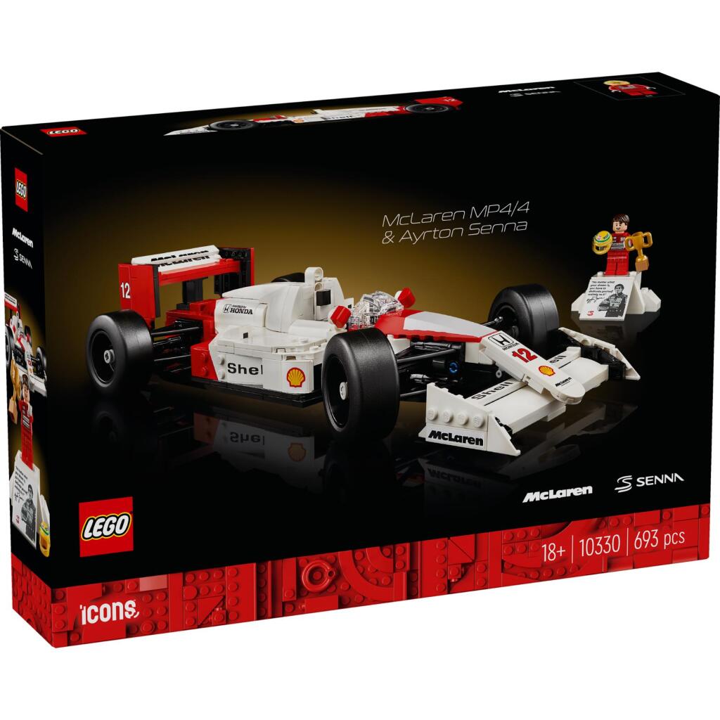 Lego Icons 10330 Mclaren MP4 4 en Ayrton Senna