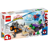 Lego Spidey Amazing Friends 10782 Hulk vs Rhino Truck