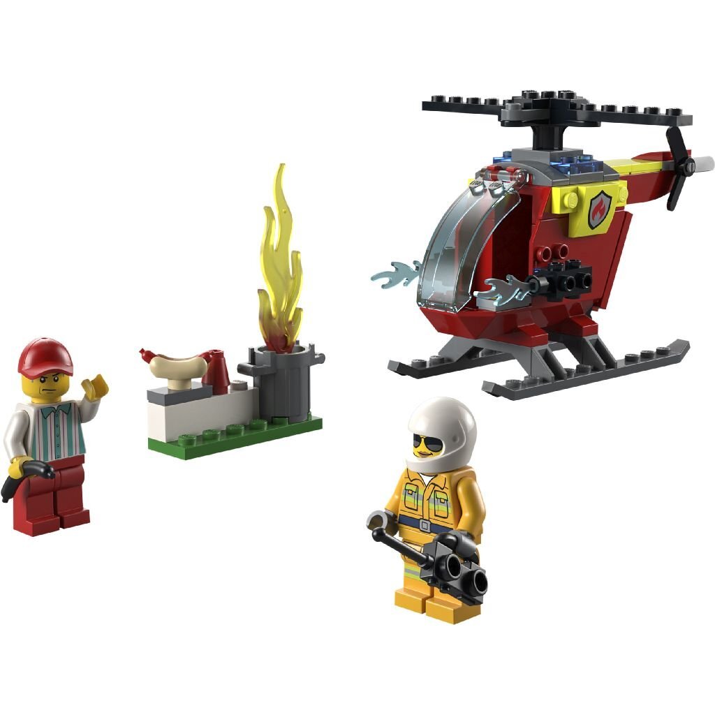 Hélicoptère de pompiers de la ville de Lego 60318