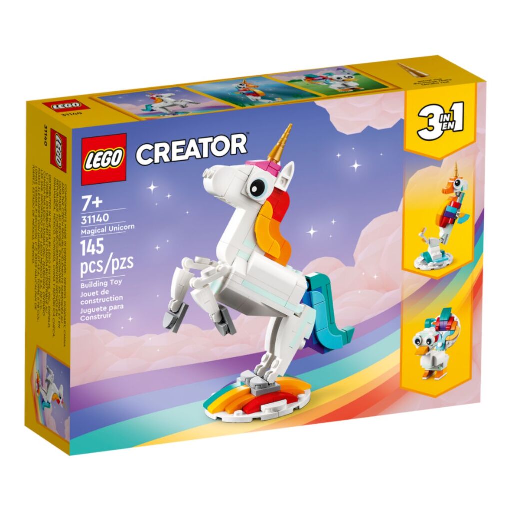 Lego -Schöpfer 31140 3in1 Magisches Einhorn