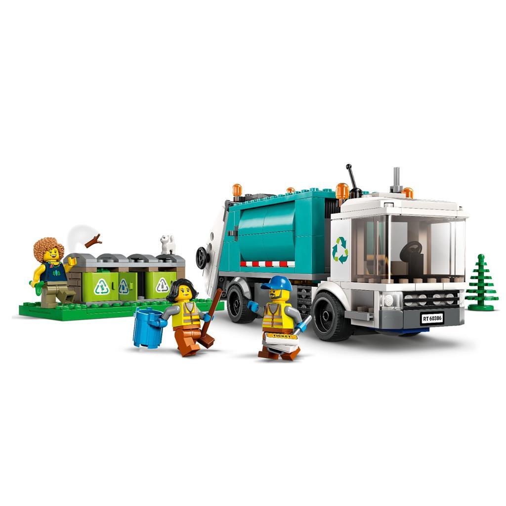 Lego City 60386 Recycle Vrachtwagen