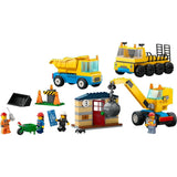 Lego City 60391 Kiepwagen Bouwtruck en Sloopkraan