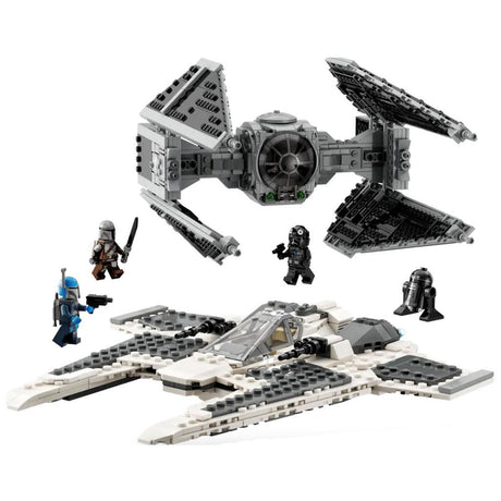 Lego Star Wars 75348 Mandalorian Fang Fighter vs Tie Interceptor