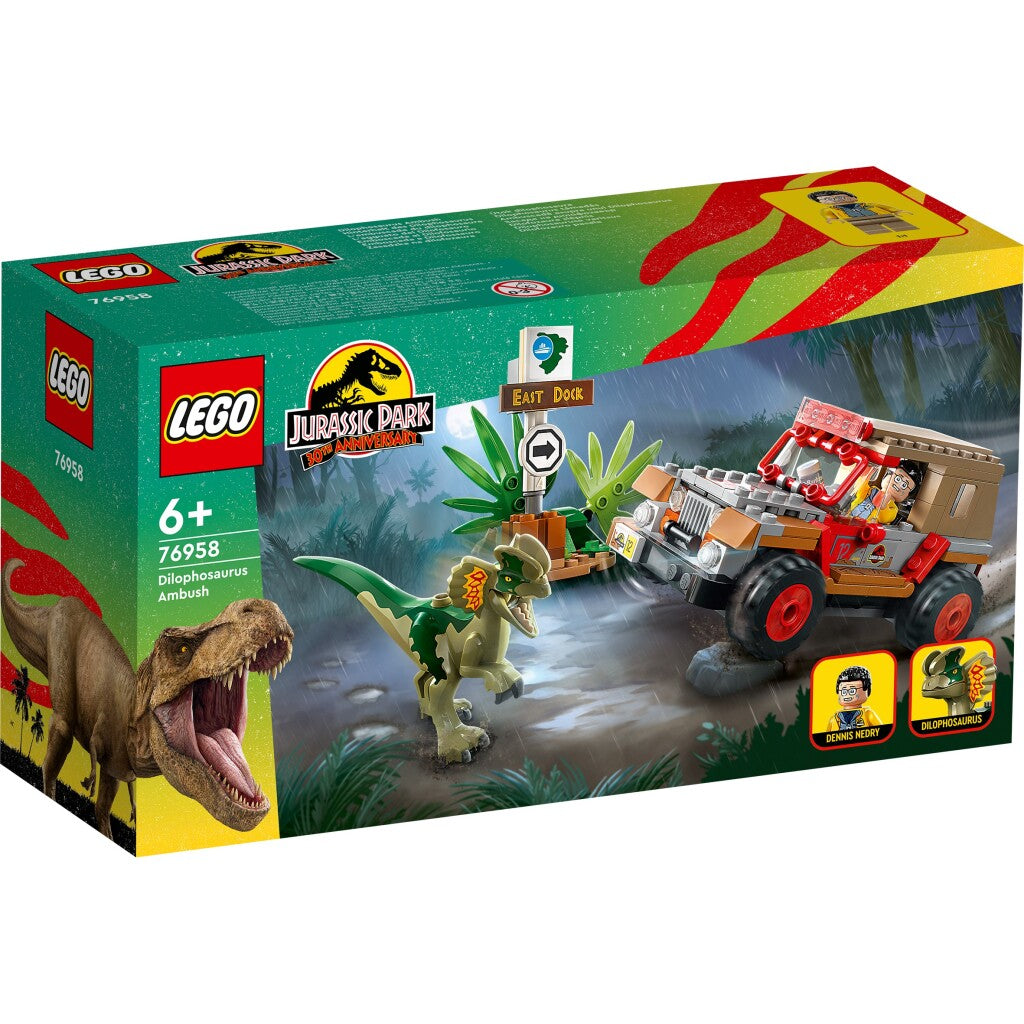 Lego Jurassic Park 76958 Dilophosaurus Hinderlaag