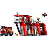 Lego LEGO City 60414 Brandweerkazerne en Brandweerauto