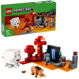 Lego LEGO Minecraft 21255 Hinderlaag bij het Nether-Portaal