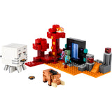 Lego LEGO Minecraft 21255 Hinderlaag bij het Nether-Portaal