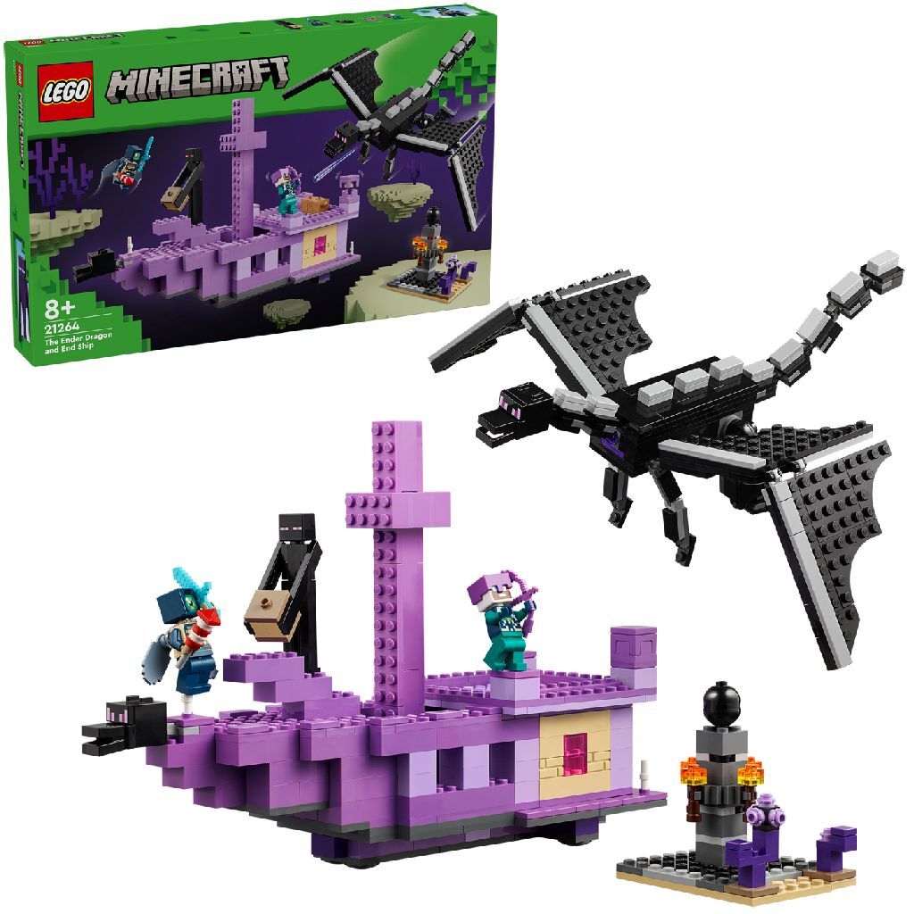 LEGO 21264 Minecraft The Enderdraak and End Ship