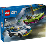 Lego LEGO City 60415 Politiewagen en Snelle Autoachtervolging