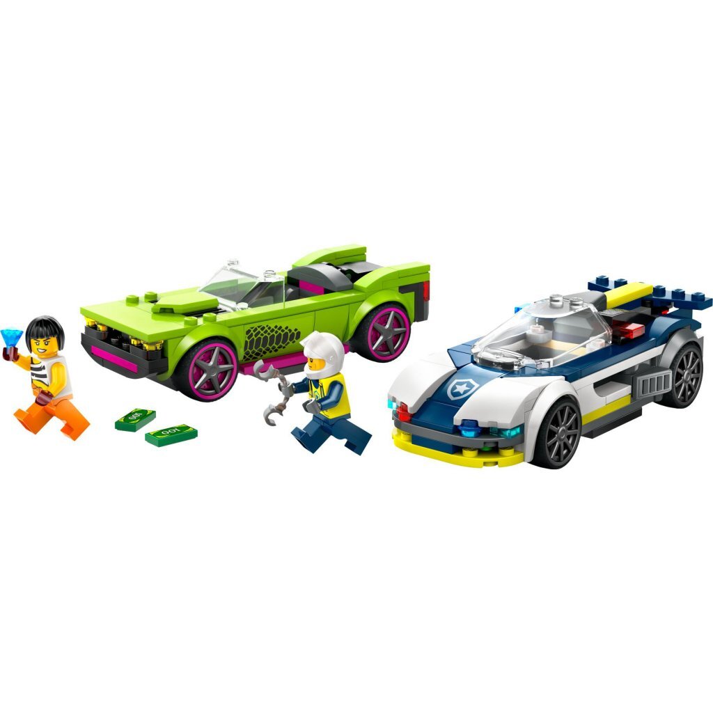 Lego LEGO City 60415 Politiewagen en Snelle Autoachtervolging