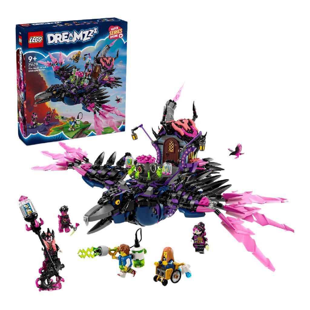 Lego Dreamzzz 71478 Never Witch #039;s Midnight Raven