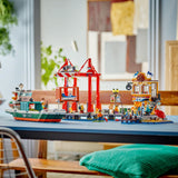 Lego 60422 City Haven Met Vrachtschip