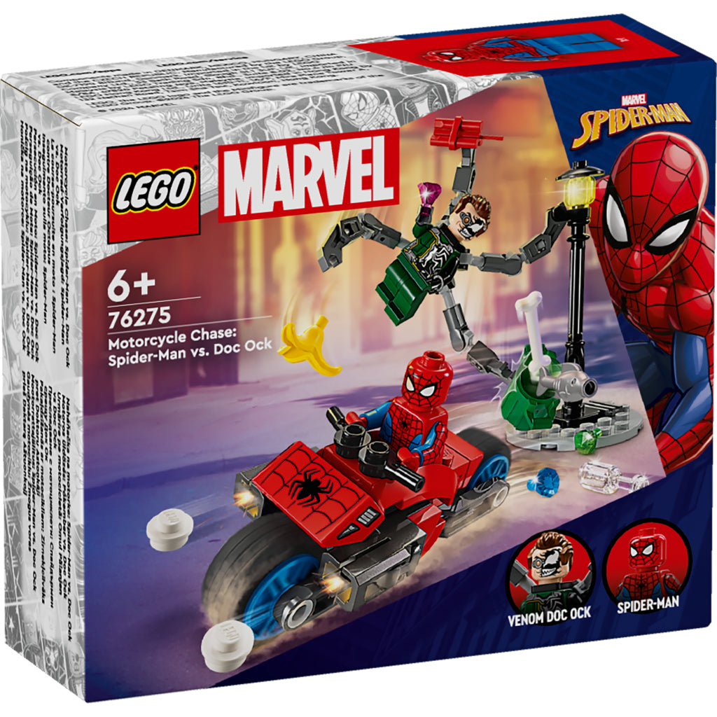 Lego LEGO Super Heroes 76275 Motorachtervolging: Spider-Man vs. Doc Ock