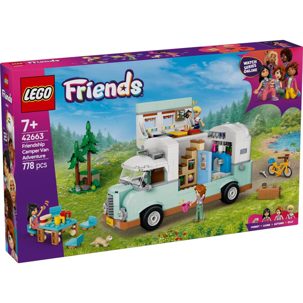 Lego Frënn 42663 Camper Aventure mat Frënn