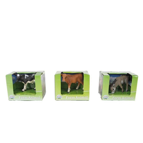 Figura di animale globo per bambini, mucca, asino, 7-8 cm