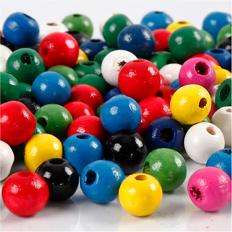 Creativ kompanija https: www.cchobby.nl wood-beads-d-8-mm-hole-size-2-mm-approx-80-piece-various-colors-15-gr-1-box