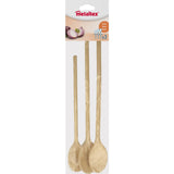 Metaltex beechwood ladle set 3-piece 25 30 32 cm