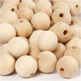 Creative Company wooden beads, ø 2cm, 200pcs.