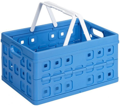 Skládací přepravka Sunware 32 l modrá rukojeť